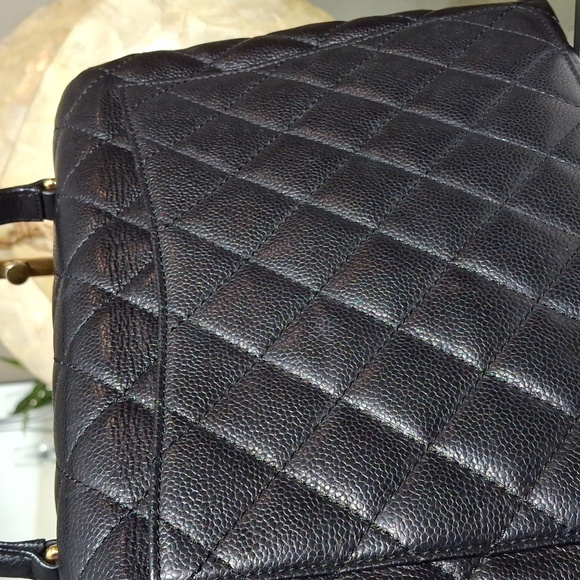 Chanel Black Quilted Leather Handbag - Picture 5 of 10
